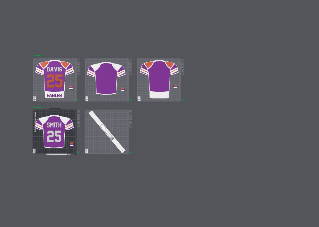 FOOTBALL JERSEY EDITABLE Cheer Stick 3MF| STL File