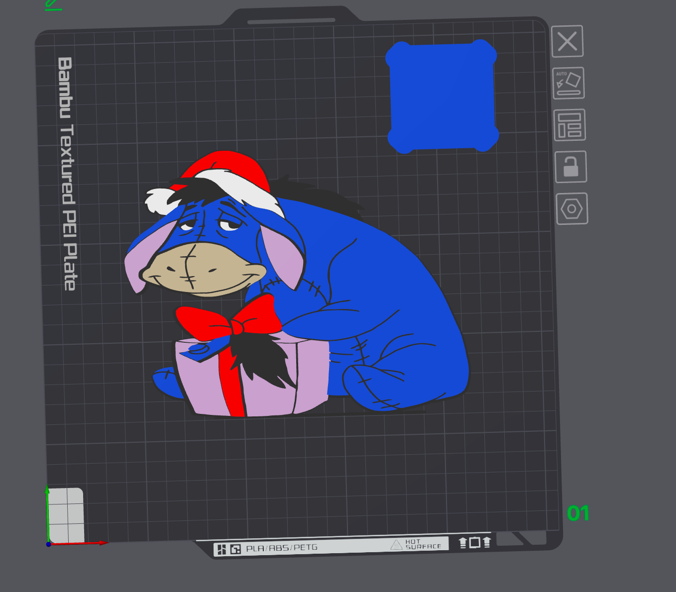 Blue Donkey Soap Holder 3D File