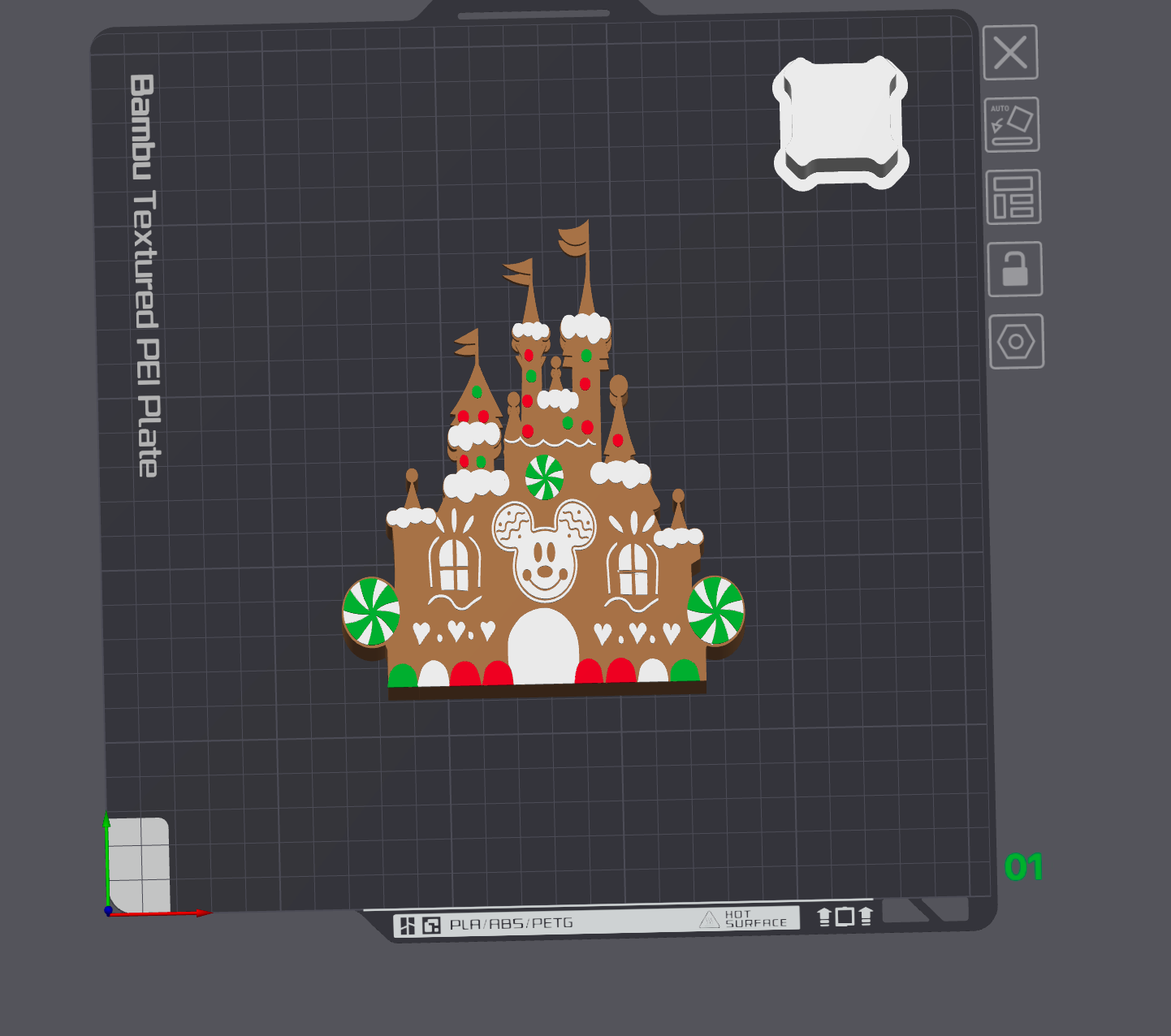 Micke (Y) Castle Soap Holder 3D File