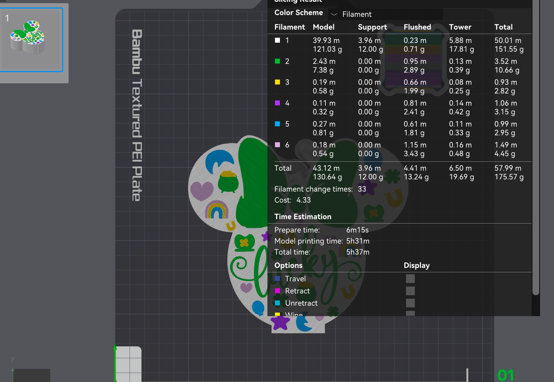 Mouse Ears St. Patrick's Day 3MF | STL File