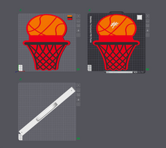 Basketball Cheer Stick 3MF| STL File