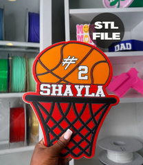Basketball Cheer Stick 3MF| STL File