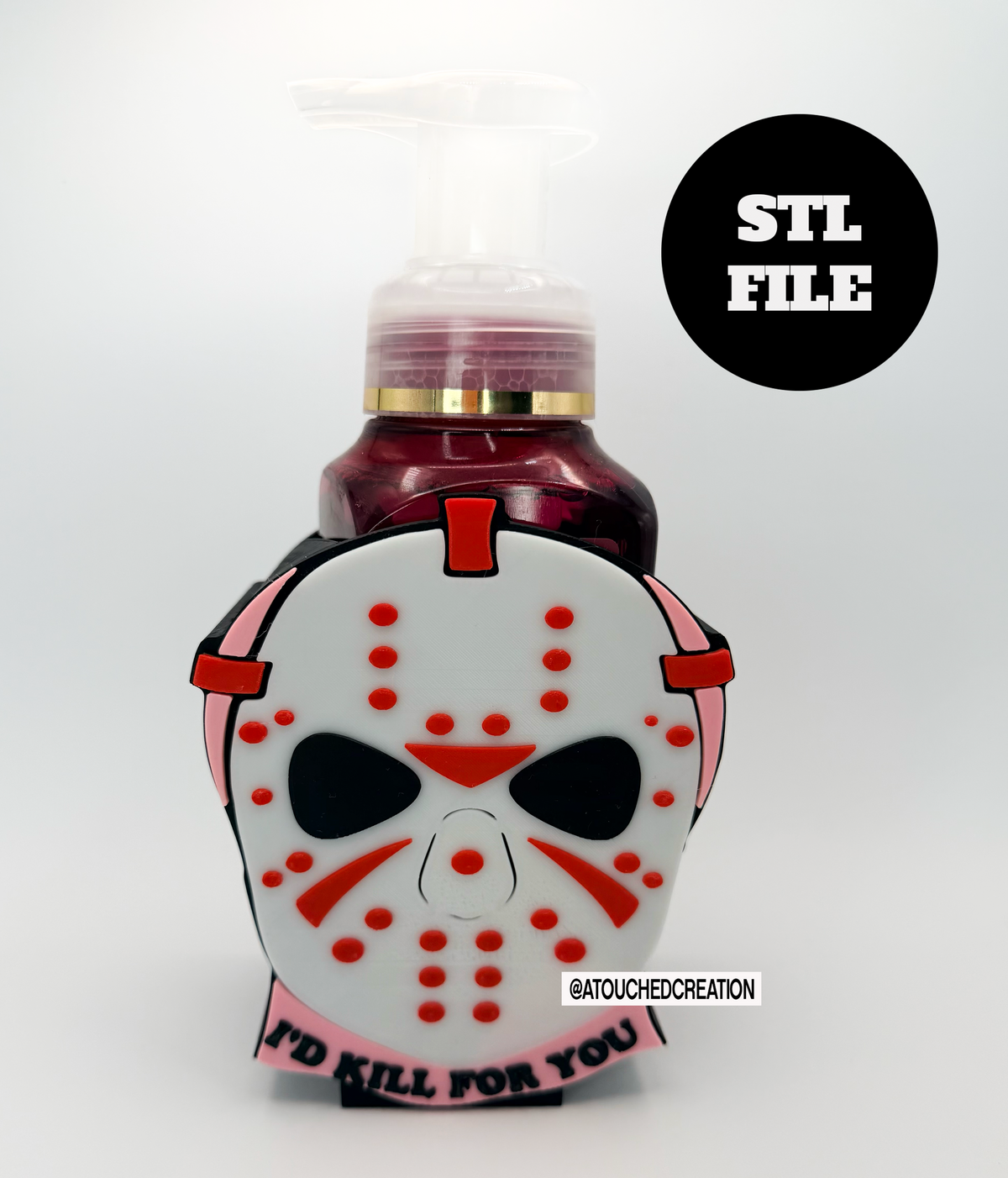 Jason VALENTINES DAY Soap Holder 3D File