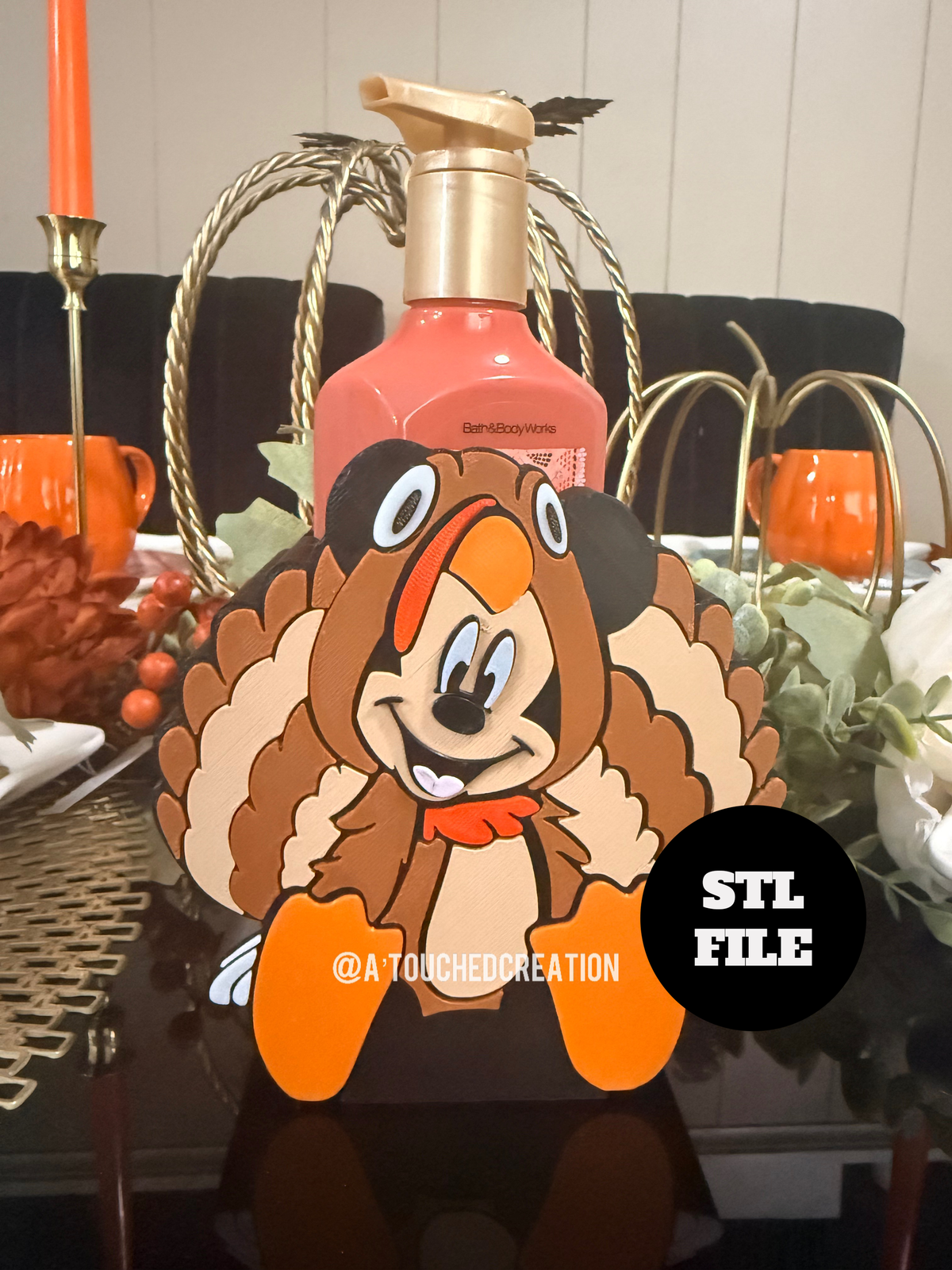 Micke (Y) Turkey Soap Holder 3D File (Copy)