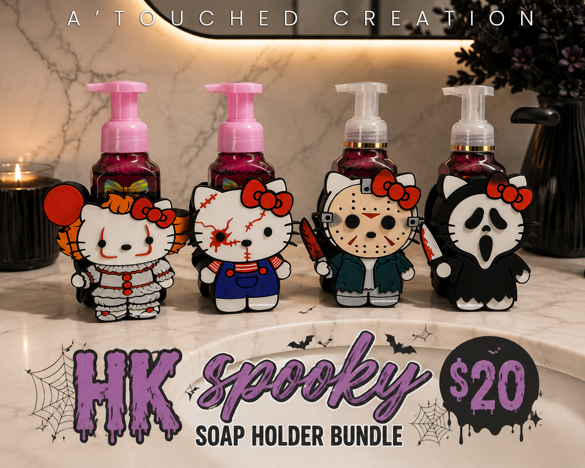 HK SPOOKY Soap Holder Bundle |  3D File